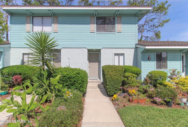 1403 Marsh Cove Ct, Ponte Vedra Beach, FL 32082 - view of front of home featuring stucco siding