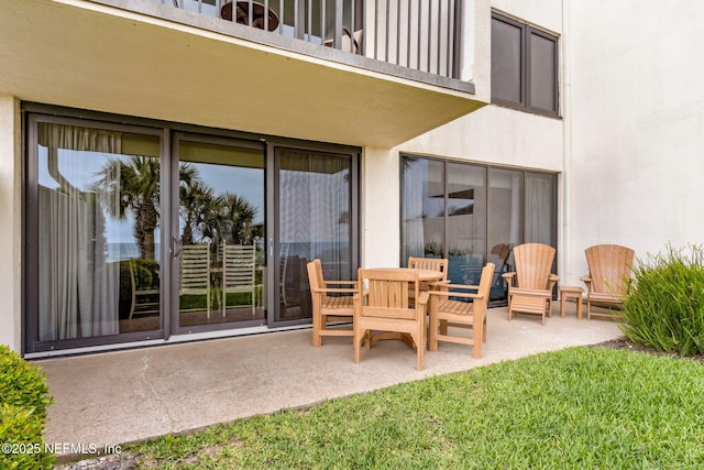 1029 Captains Court Dr Unit 1029, Fernandina Beach, FL 32034 - view of patio / terrace with a balcony