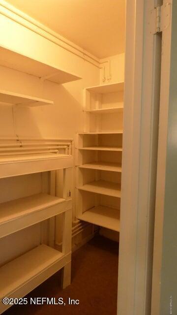 view of storage area