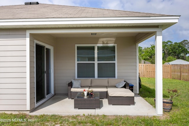 19533 NW 229th St, High Springs, FL 32643 - view of patio / terrace with an outdoor hangout area