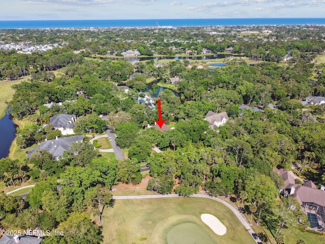 6230 Highlands Ct, Ponte Vedra Beach, FL 32082 - view of property location with a nearby body of water, a tree filled landscape, and nearby suburban area