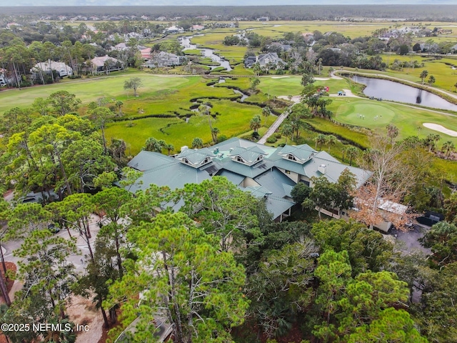 6230 Highlands Ct, Ponte Vedra Beach, FL 32082 - aerial view of residential area featuring a golf course and a nearby body of water