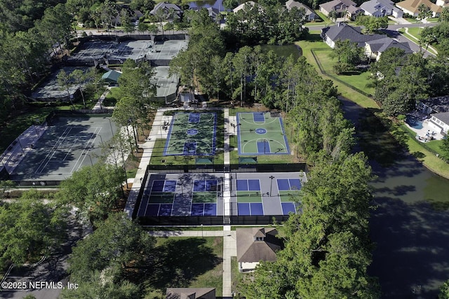 1712 Margarets Walk Rd, Fleming Island, FL 32003 - birds eye view of property featuring a residential view and a water view