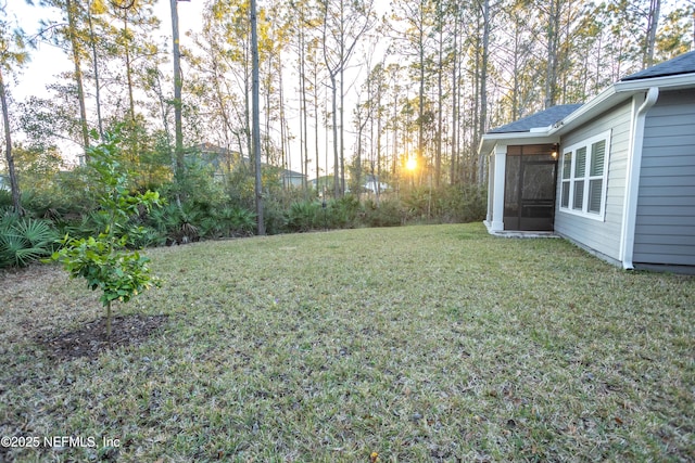 1209 Hammock Dunes Dr, Jacksonville, FL 32221 - view of yard with a sunroom