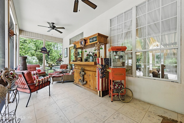 104 Twin Cedar Ct, Ponte Vedra Beach, FL 32082 - sunroom with tile patterned floors