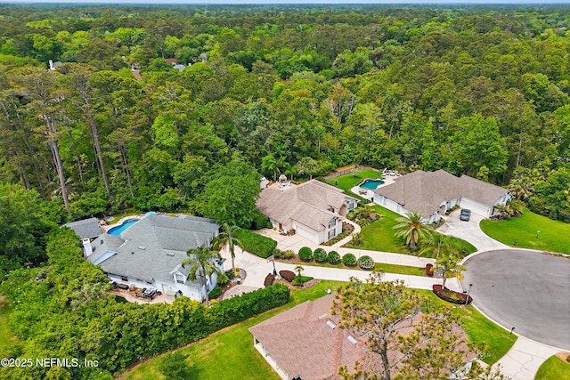 104 Twin Cedar Ct, Ponte Vedra Beach, FL 32082 - drone / aerial view with a forest view