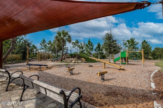 view of community playground