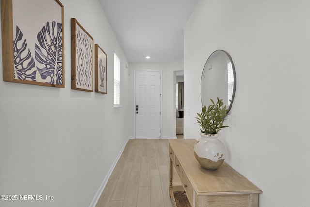 143 Bayard Pl, Jacksonville, FL 32259 - entryway featuring baseboards, recessed lighting, and light wood finished floors