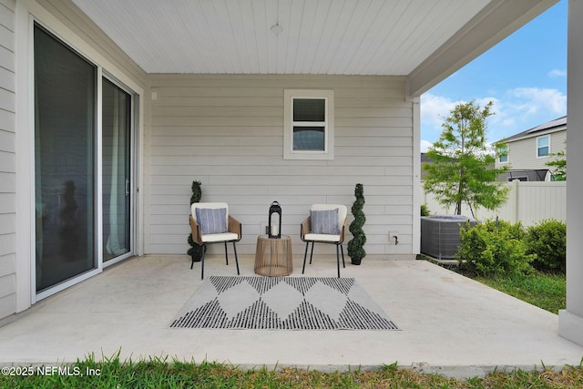 143 Bayard Pl, Jacksonville, FL 32259 - view of patio with fence and central AC unit