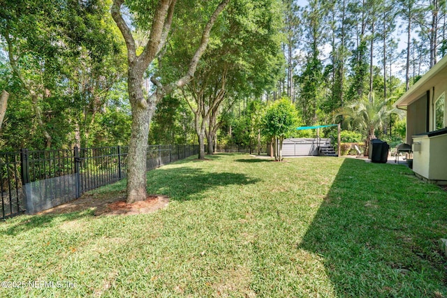 322 Cooper Bay Ct, Saint Augustine, FL 32092 - view of yard featuring a fenced backyard