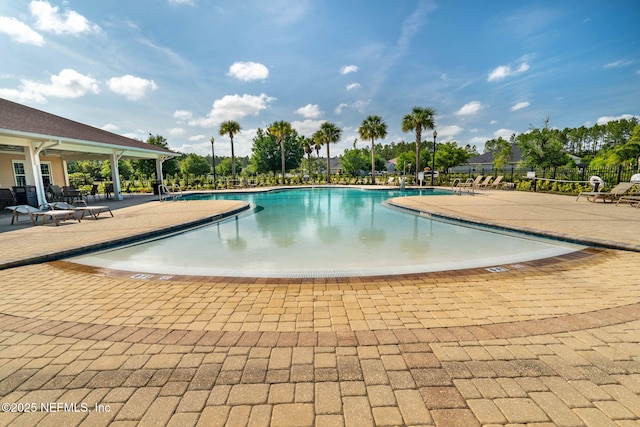 322 Cooper Bay Ct, Saint Augustine, FL 32092 - pool featuring fence and a patio area
