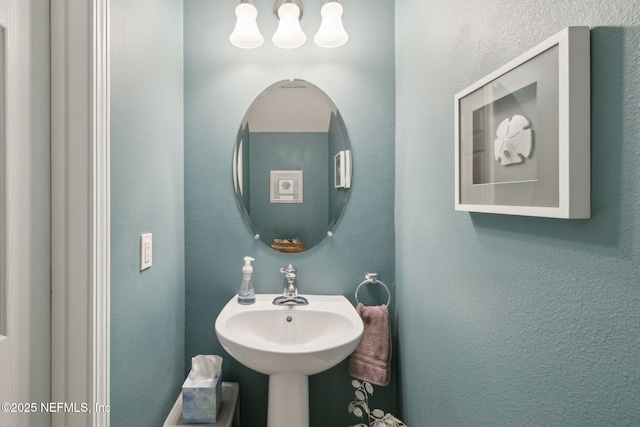 bathroom with a sink
