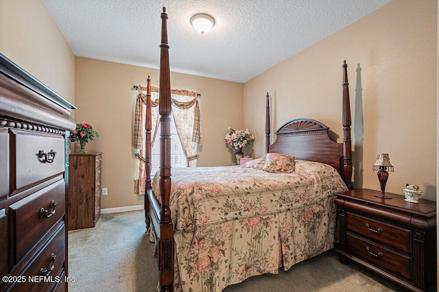7801 Point Meadows Dr Unit 3209, Jacksonville, FL 32256 - bedroom with a textured ceiling and carpet flooring