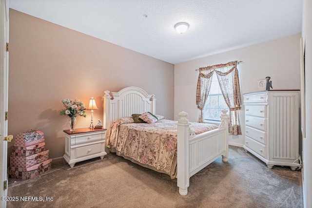 7801 Point Meadows Dr Unit 3209, Jacksonville, FL 32256 - bedroom with a textured ceiling, baseboards, and carpet floors