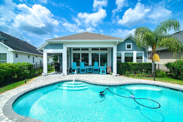 291 Whisper Rock Dr, Ponte Vedra, FL 32081 - view of pool featuring a patio and fence