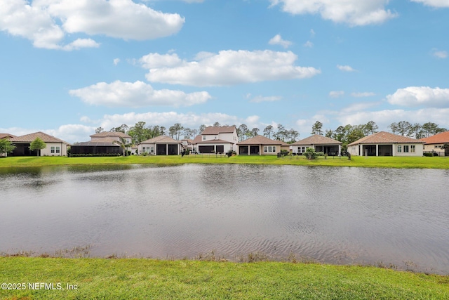 water view featuring a residential view