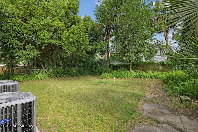 2234 Forbes St, Jacksonville, FL 32204 - view of yard featuring cooling unit and fence