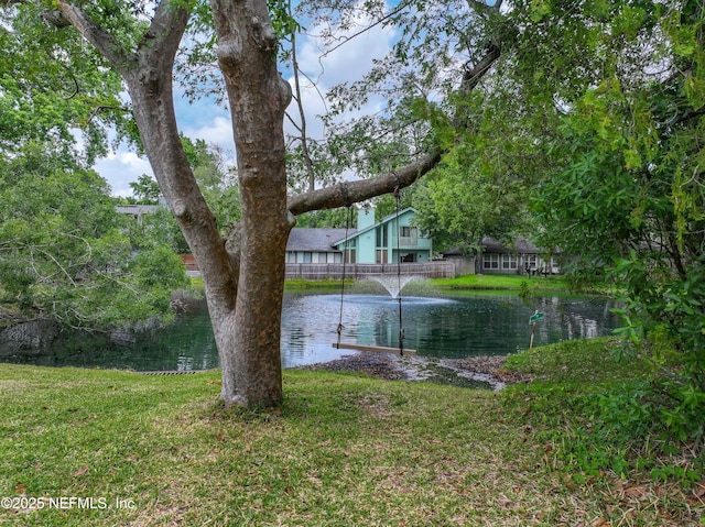 view of water feature