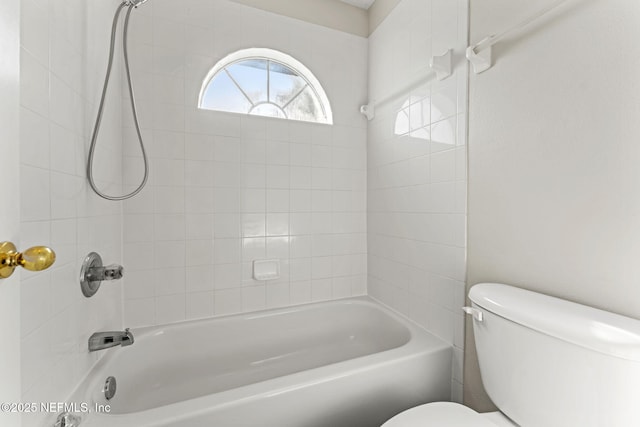 1605 Vineland Cir Unit B, Fleming Island, FL 32003 - full bathroom with shower / bath combination and toilet