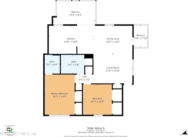 7908 Los Robles Ct Unit 7908, Jacksonville, FL 32256 - view of layout