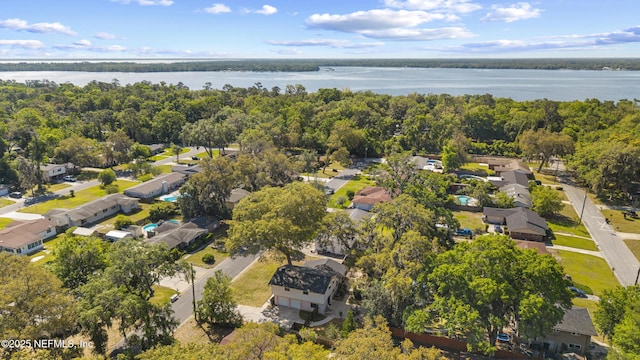 2848 Cedarcrest Dr, Orange Park, FL 32073 - birds eye view of property with a residential view and a water view