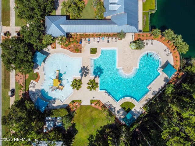 120 Corey Cay Ave, Saint Augustine, FL 32092 - drone / aerial view of a pool area