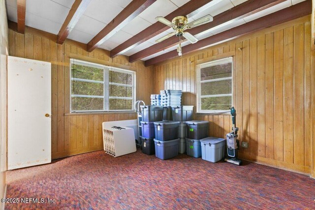 45121 Stratton Rd, Callahan, FL 32011 - interior space with a ceiling fan