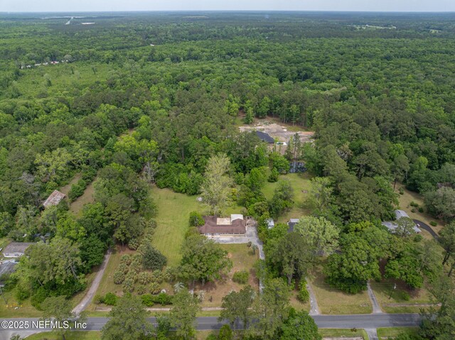 45121 Stratton Rd, Callahan, FL 32011 - aerial view with a wooded view