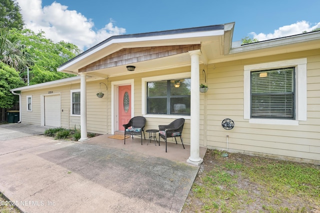 12054 Correa Ct, Jacksonville, FL 32246 - exterior space with concrete driveway and a garage