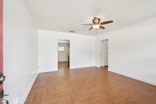 12054 Correa Ct, Jacksonville, FL 32246 - unfurnished room with ceiling fan, baseboards, and visible vents