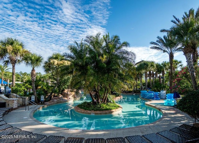 view of pool