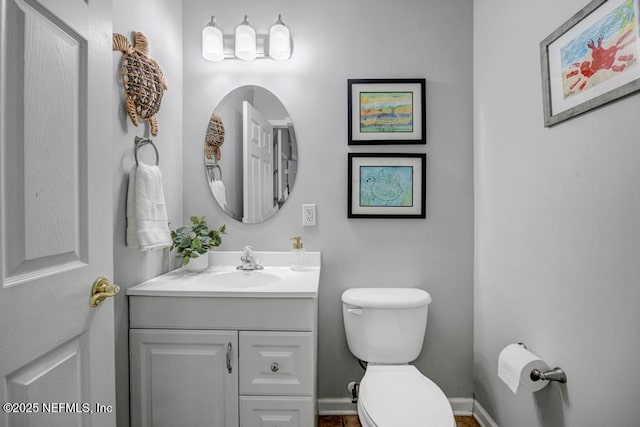 1104 Creekwood Way, Saint Johns, FL 32259 - half bathroom with toilet and vanity