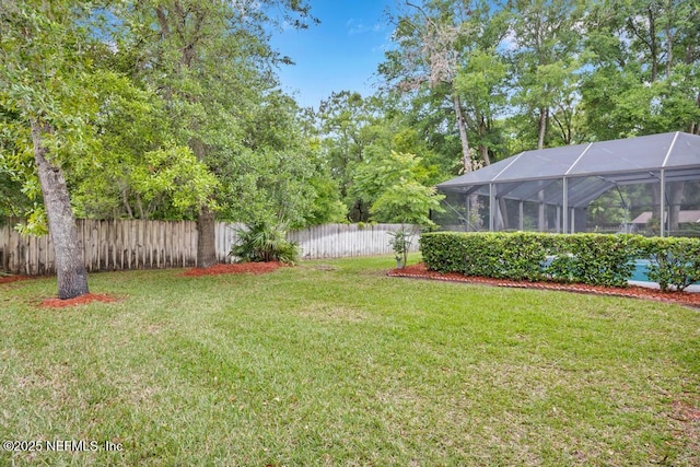 1104 Creekwood Way, Saint Johns, FL 32259 - fenced yard featuring glass enclosure
