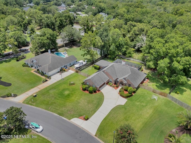 1104 Creekwood Way, Saint Johns, FL 32259 - drone / aerial view of a heavily wooded area
