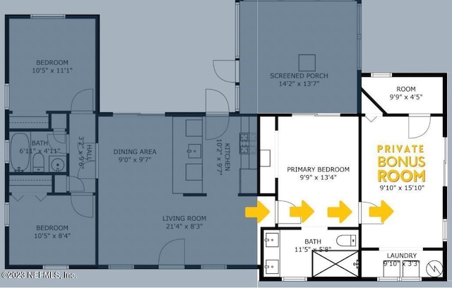 451 Whiting Ln, Atlantic Beach, FL 32233 - plan