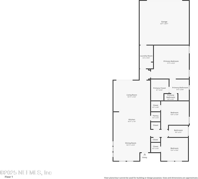 4649 Shelby Ave, Jacksonville, FL 32210 - view of property floor plan