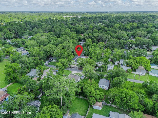 4649 Shelby Ave, Jacksonville, FL 32210 - aerial overview of property's location with nearby suburban area