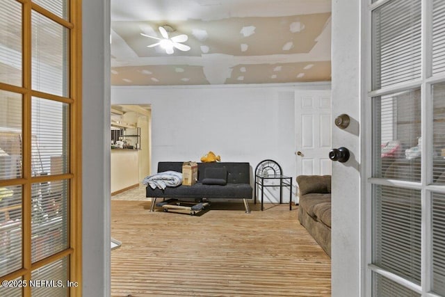 670 Hillsborough Ave, Florahome, FL 32140 - interior space with wood finished floors