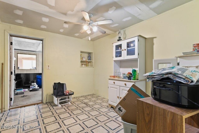 670 Hillsborough Ave, Florahome, FL 32140 - office space with light floors and ceiling fan