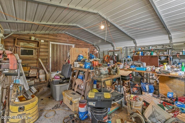 670 Hillsborough Ave, Florahome, FL 32140 - interior space with vaulted ceiling