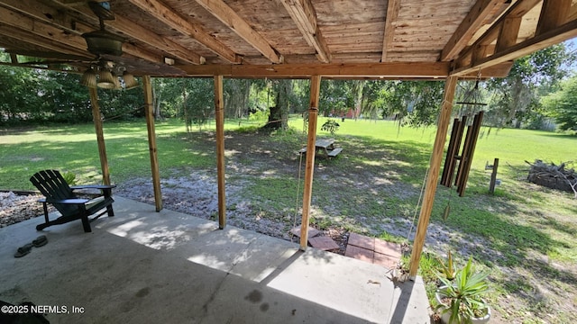 45116 Coquina Way, Callahan, FL 32011 - view of patio with view of scattered trees