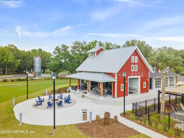 2793 Pointed Leaf Rd, Green Cove Springs, FL 32043 - view of property's community featuring a yard, fence, and a patio area