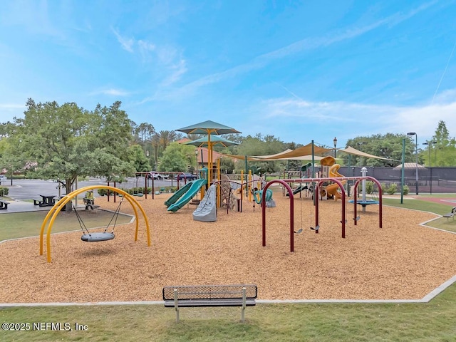 view of community play area
