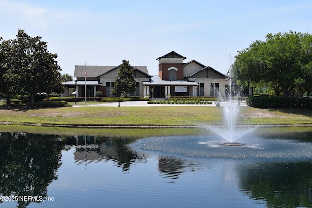 view of water feature