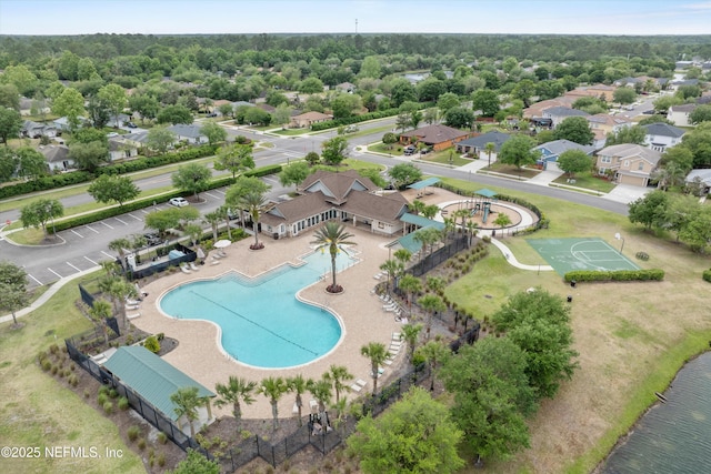 104 Nunna Rock Trl, Saint Augustine, FL 32092 - aerial view of residential area featuring a pool area