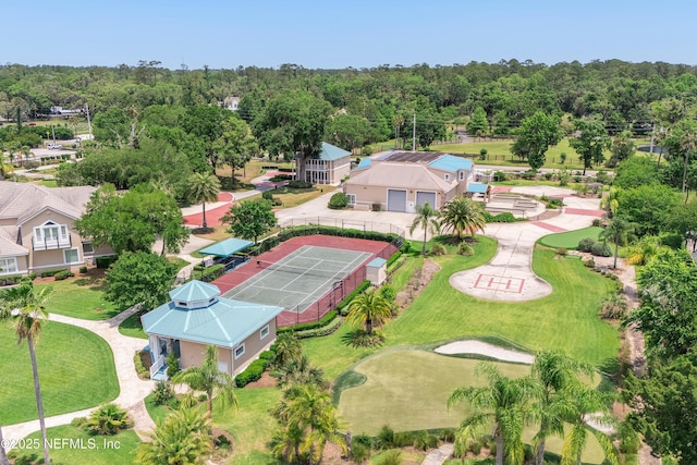 drone / aerial view