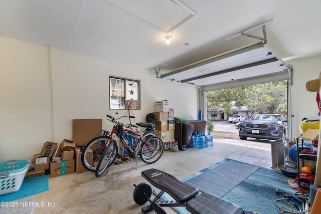 62 Atlantic Oaks Cir, Saint Augustine, FL 32080 - garage featuring concrete block wall