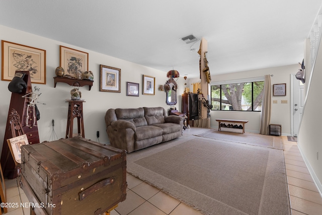 62 Atlantic Oaks Cir, Saint Augustine, FL 32080 - living room featuring light tile patterned floors and visible vents