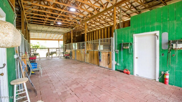 view of stable