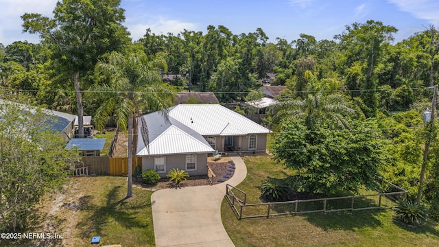 aerial view
